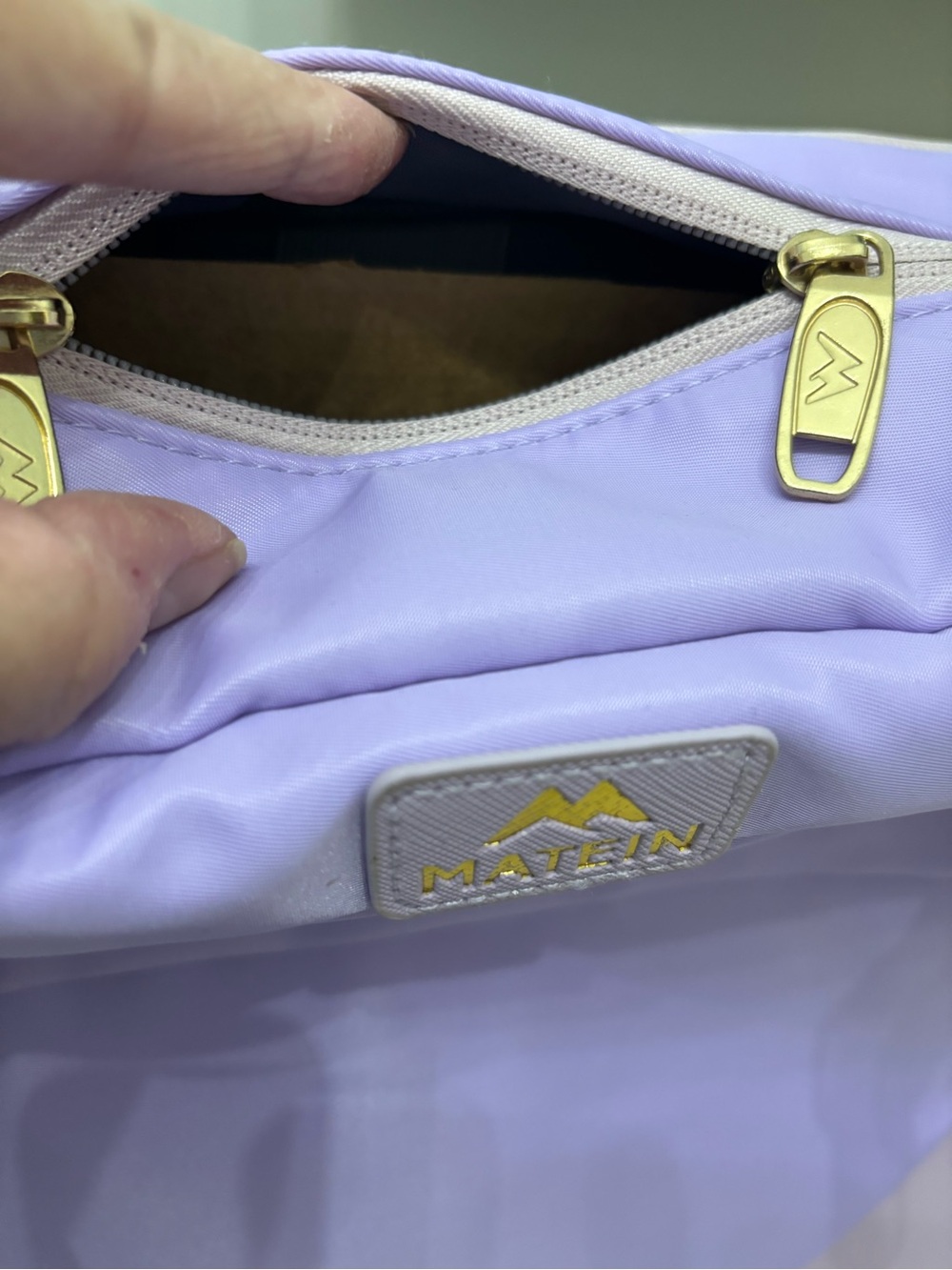 MATEIN Laptop Tote Bag Purple NWT Work Travel Crossbody 15.6” - Picture 14 of 16